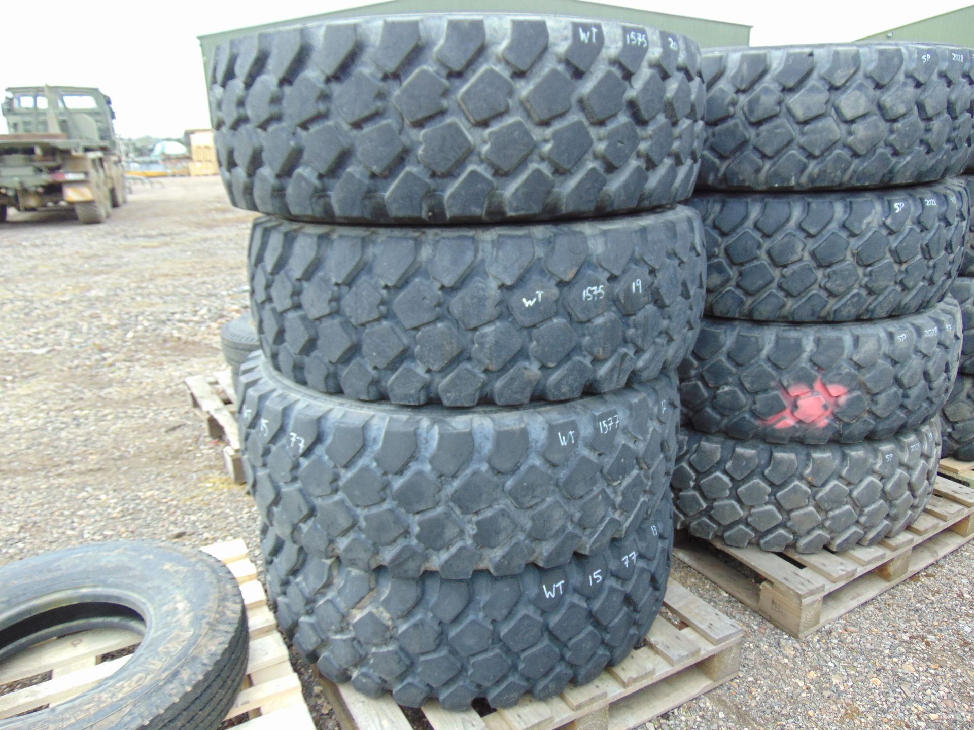 4 x Michelin XZL 395/85 R20 Tyres