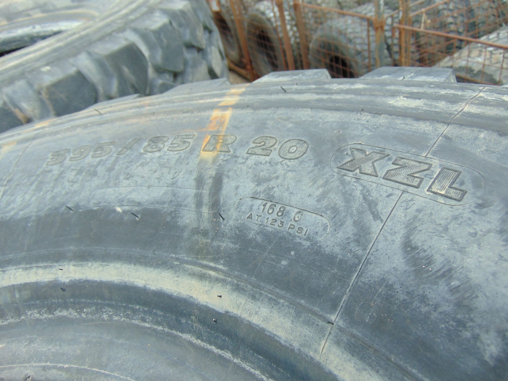 4 x Michelin XZL 395/85 R20 Tyres - Image 5 of 5