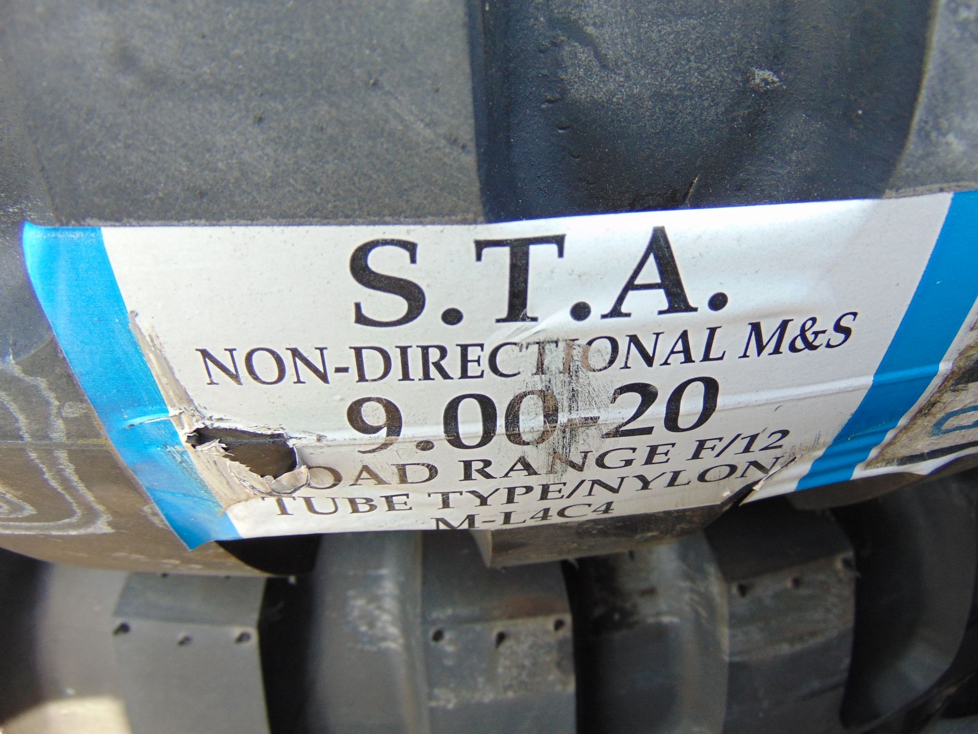 4 x S.T.A. 9.00-20 Crossply Tyres - Image 4 of 6