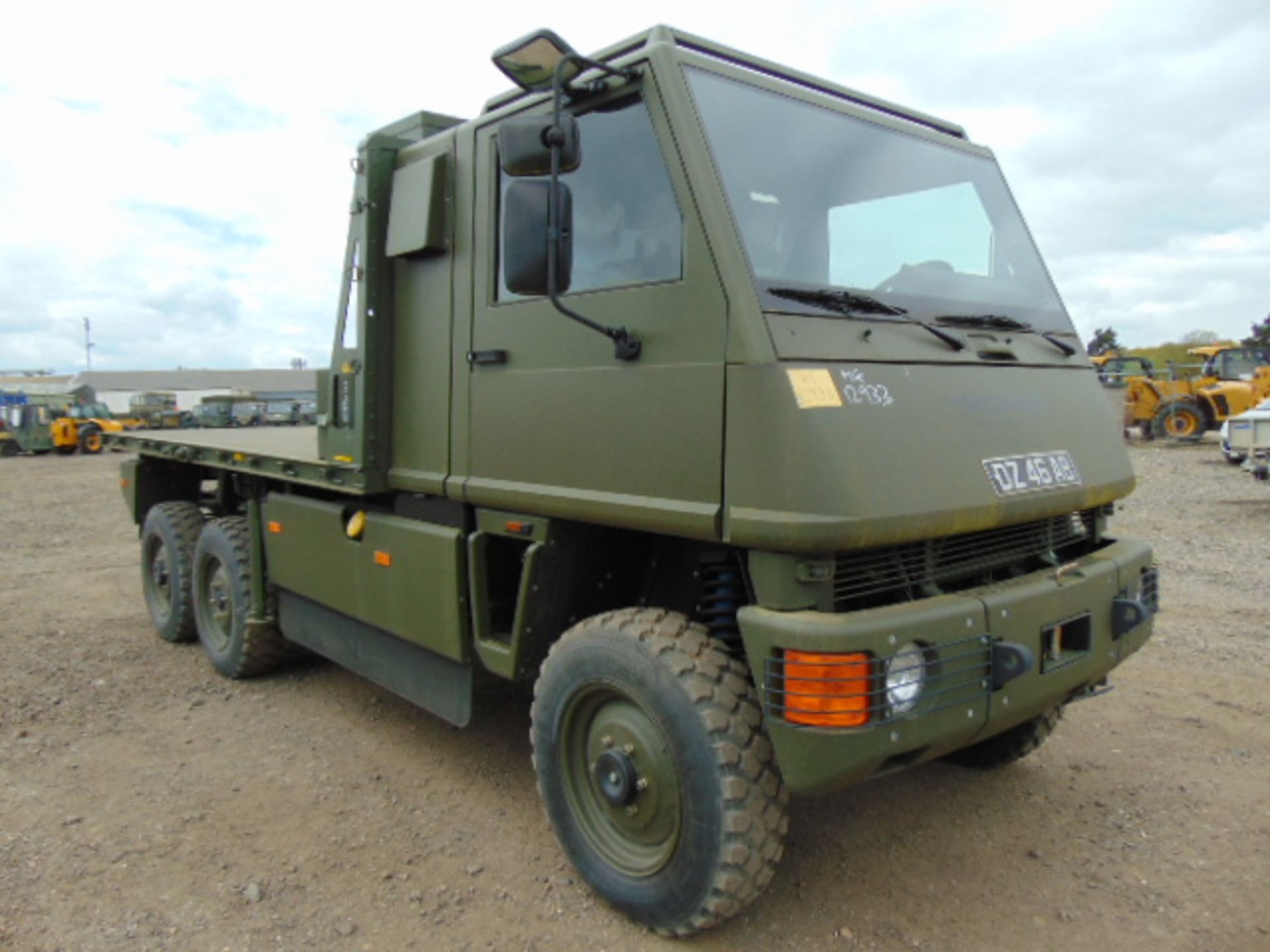 Ex Reserve Left Hand Drive Mowag Bucher Duro II 6x6 Crane Truck