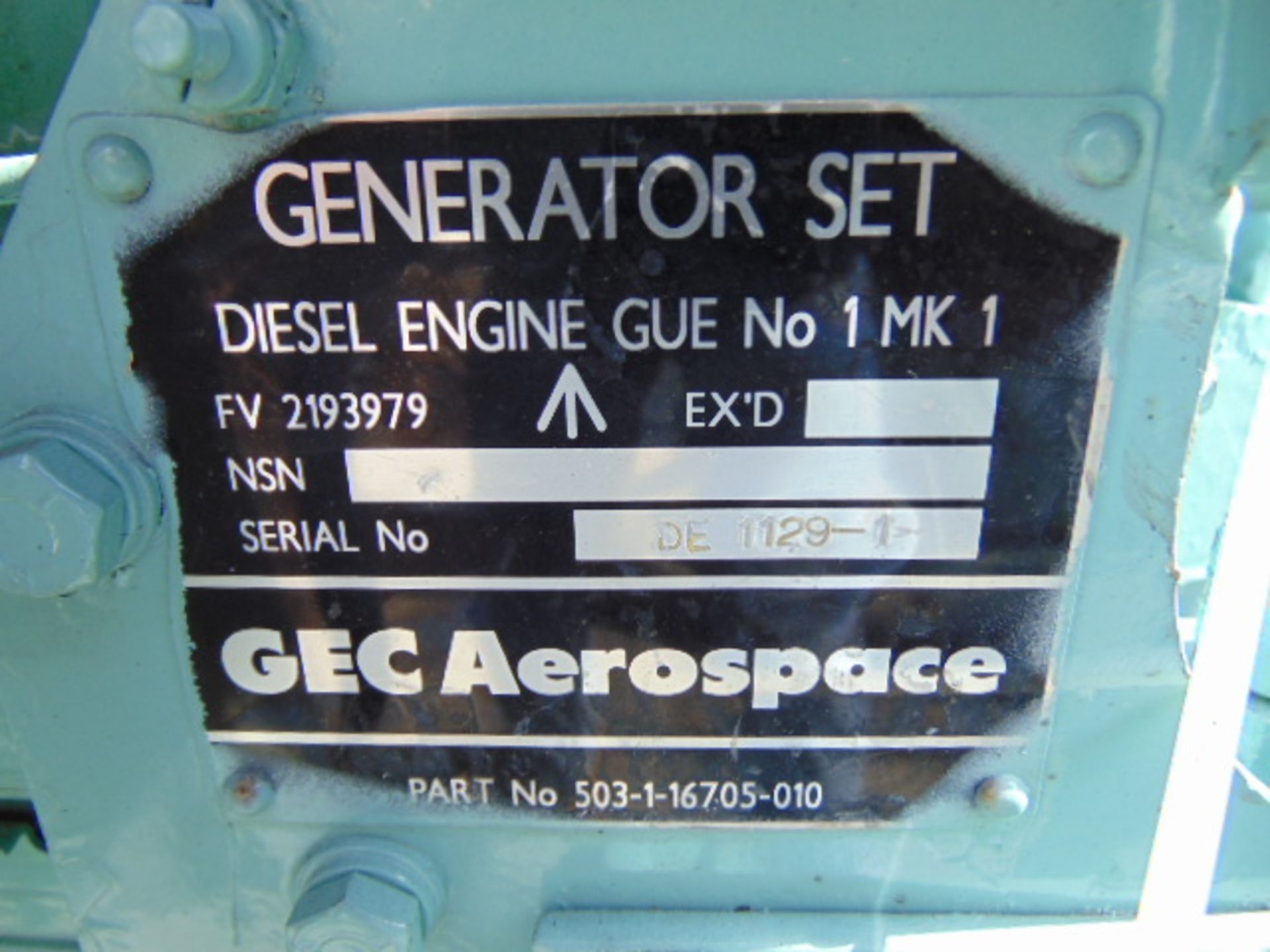 Perkins 4108 Diesel Engine GUE No1 Mk1 Generator Set - Image 8 of 9
