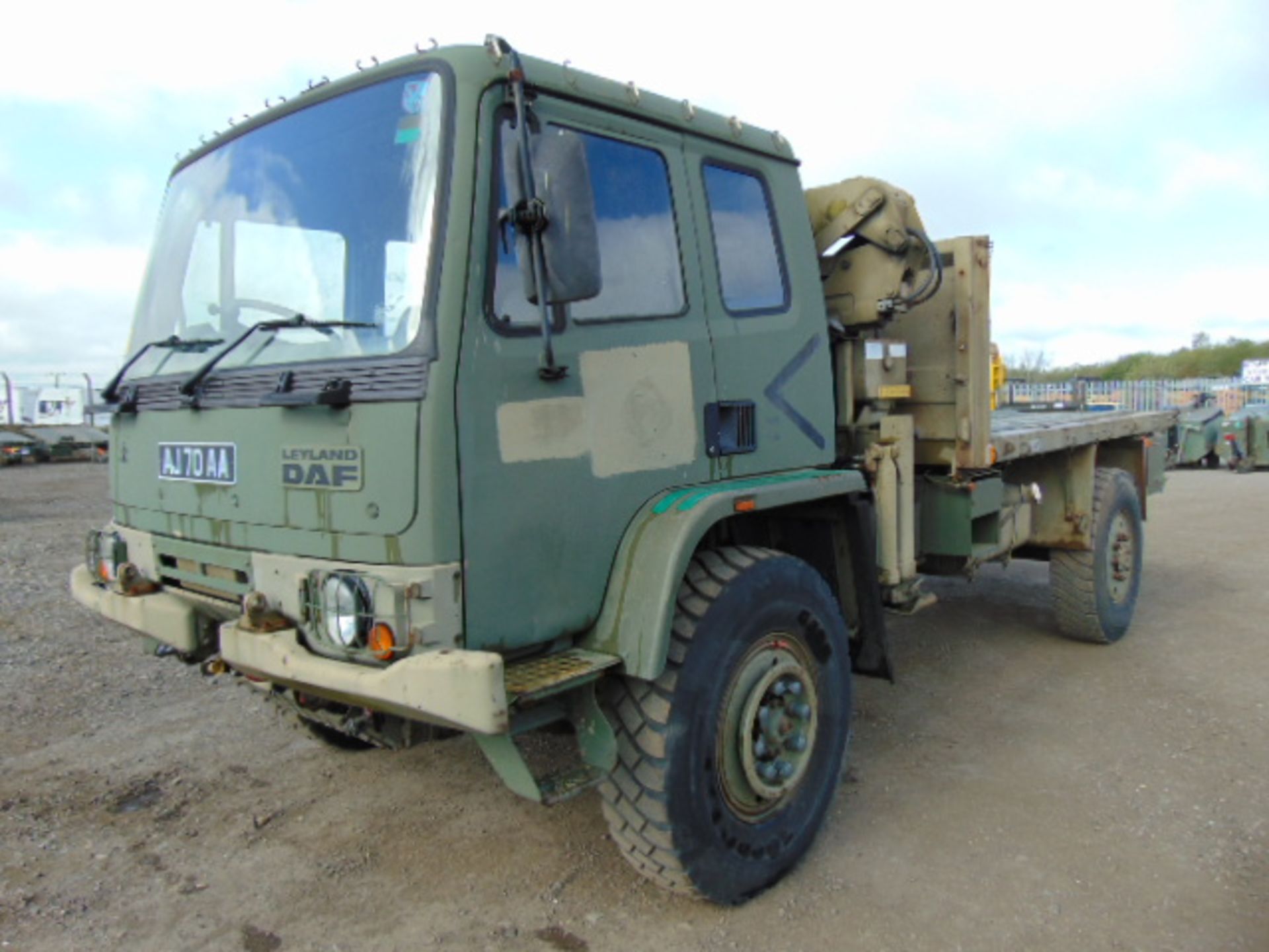 Leyland DAF 4X4 Truck complete with Atlas Crane