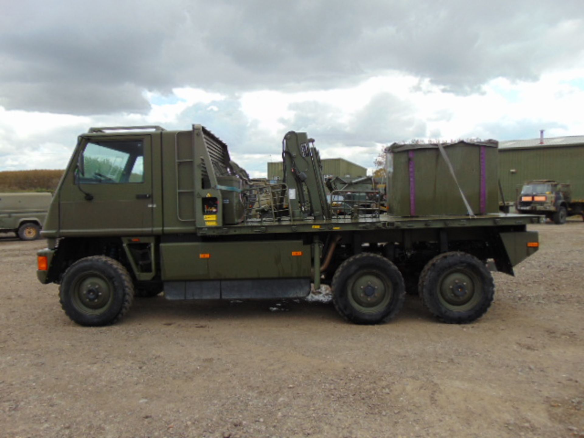 Ex Reserve Left Hand Drive Mowag Bucher Duro II 6x6 Crane Truck - Image 4 of 18