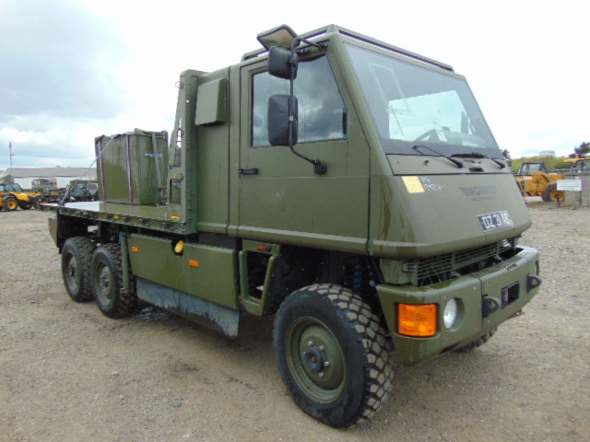 Ex Reserve Left Hand Drive Mowag Bucher Duro II 6x6 Crane Truck