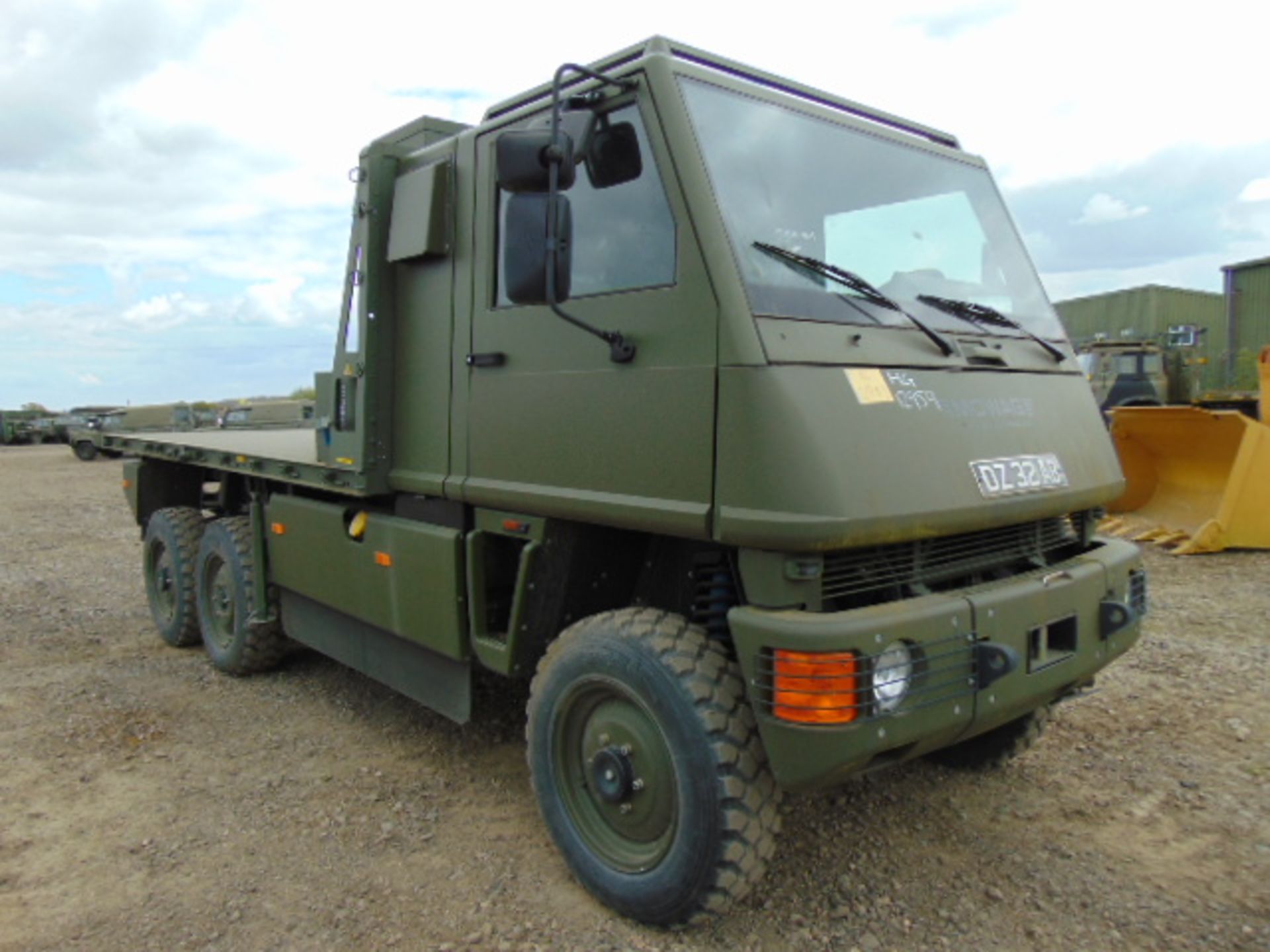 Ex Reserve Left Hand Drive Mowag Bucher Duro II 6x6 Crane Truck