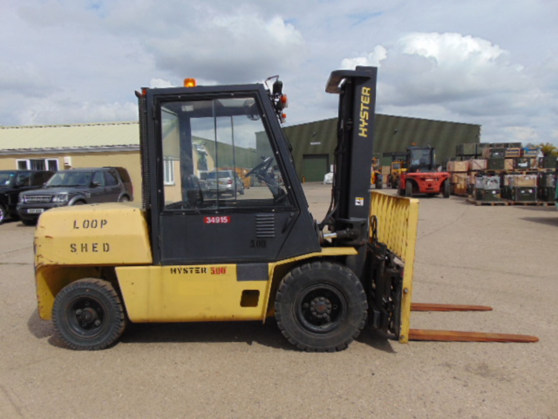 Hyster H5.00XL Counter Balance Diesel Forklift ONLY 463 Hours! - Image 6 of 21