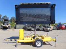 Trailer Mounted Solar Message Board