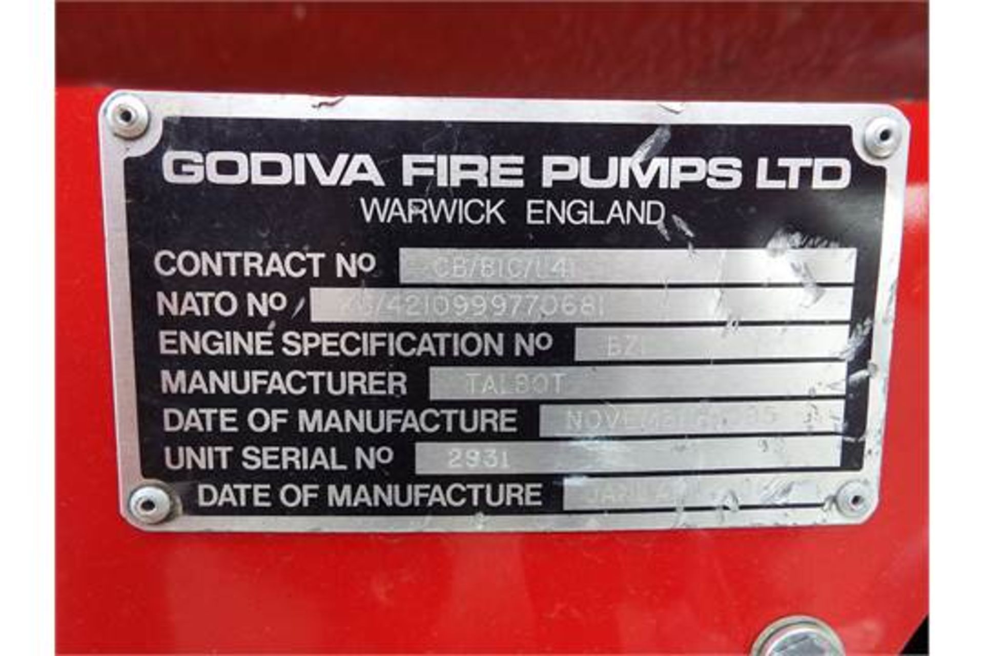 Heavy Duty Godiva Water Pump - Image 7 of 7