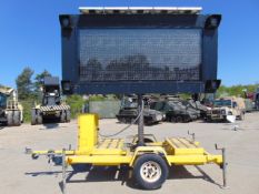 Trailer Mounted Solar Message Board