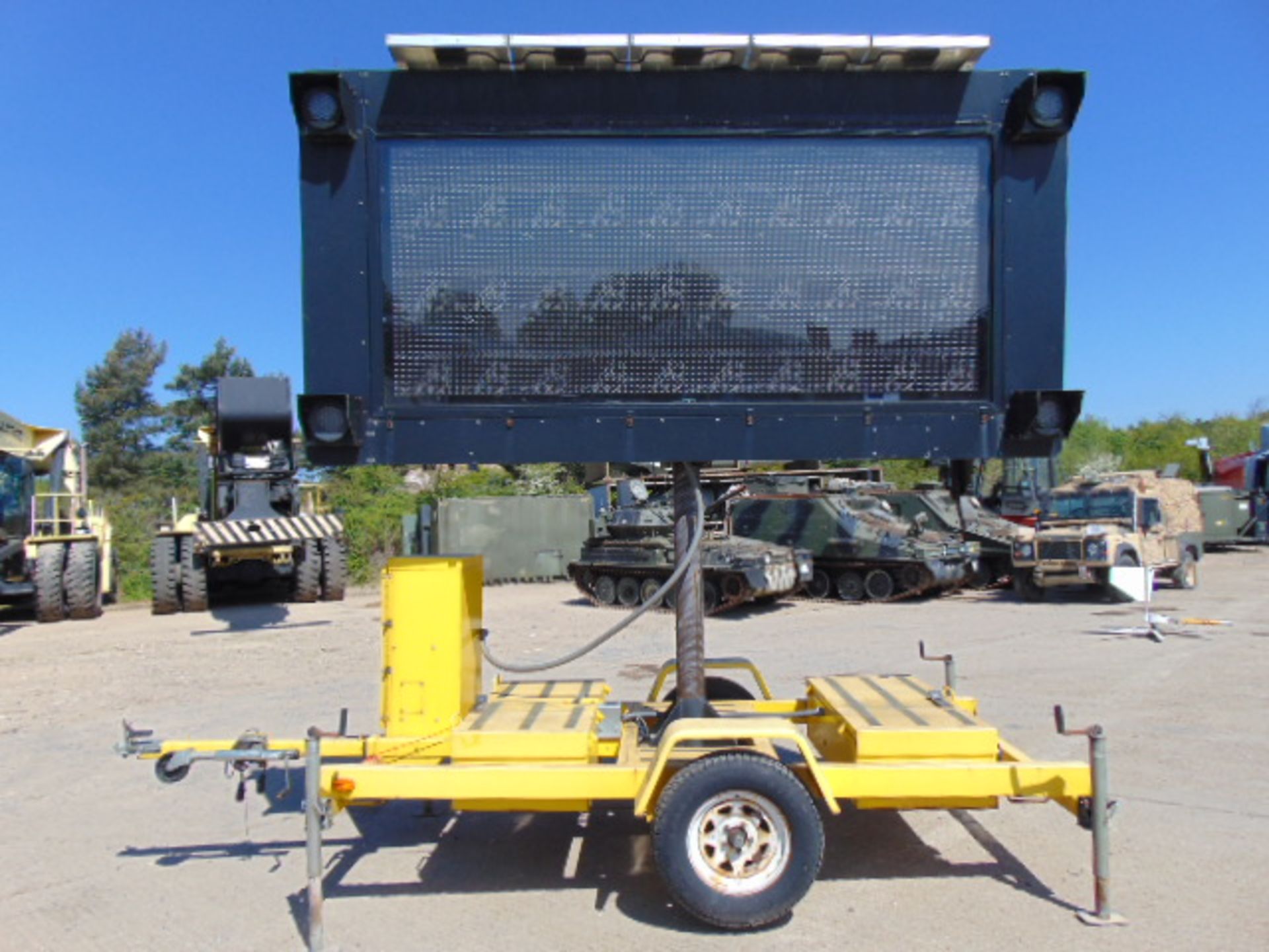 Trailer Mounted Solar Message Board