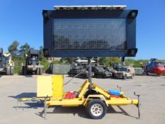 Trailer Mounted Solar Message Board