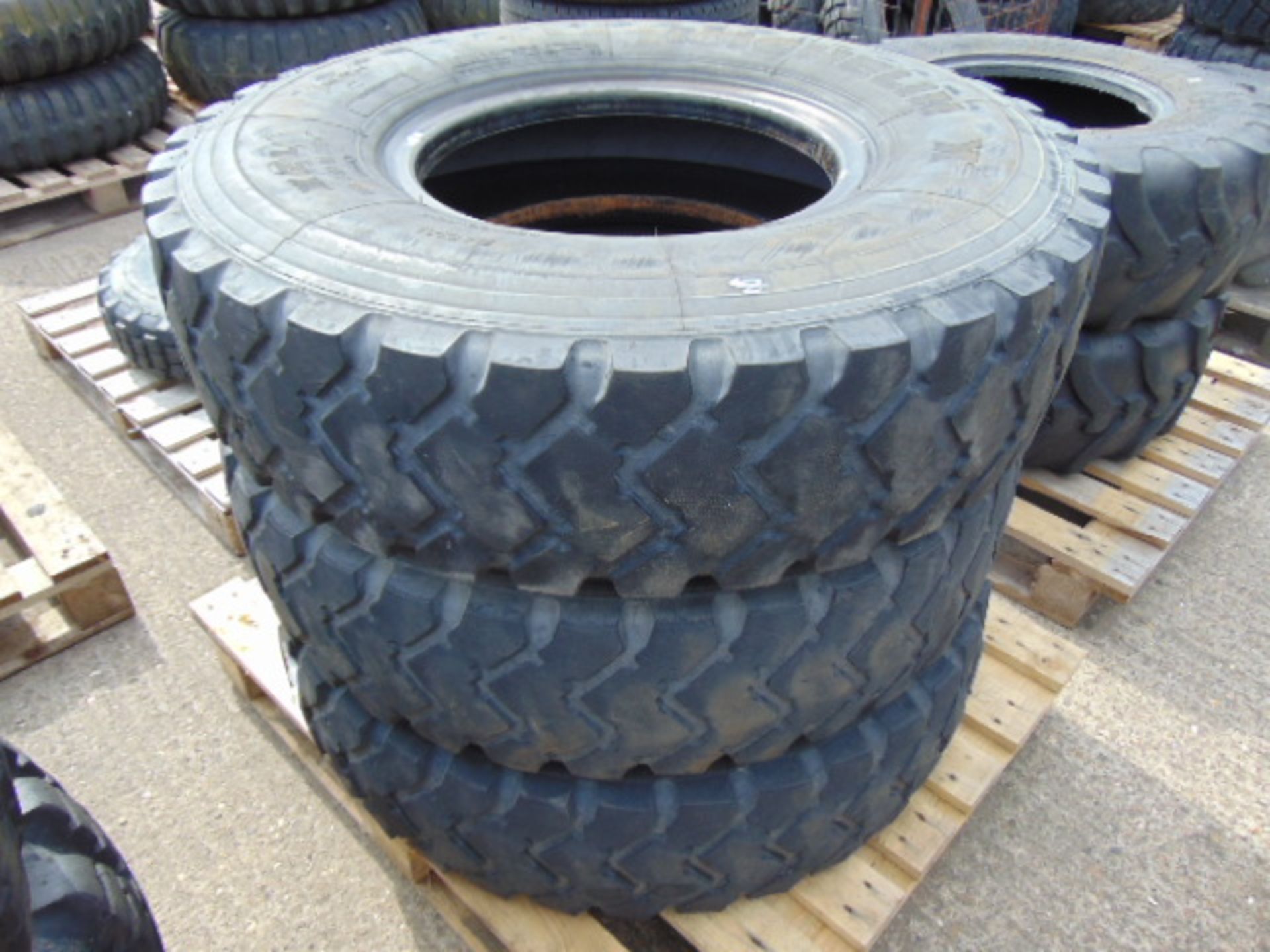 3 x Michelin 12.00 R20 XZL Tyres