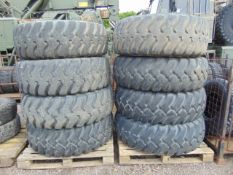 8 x Firestone 17.5-25 L-3 Tyres