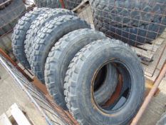 5 x Michelin 7.50 R16 XCL Tyres complete with tyre studs