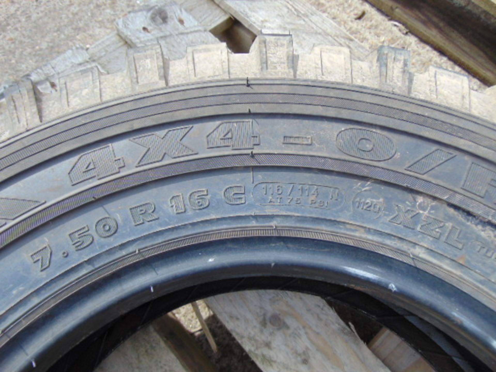 1 x Michelin 7.50 R16 XZL Tyre - Image 5 of 5