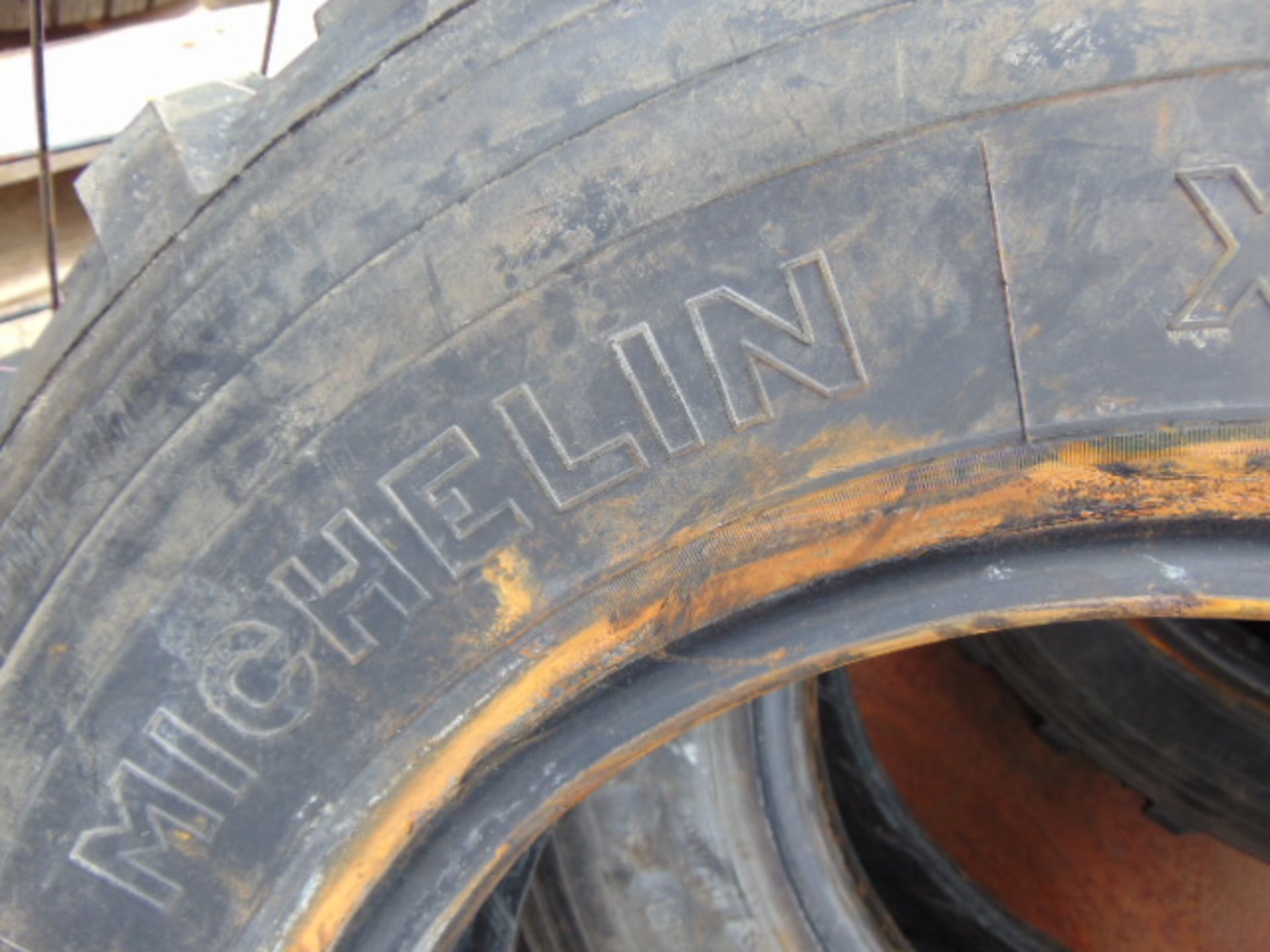 5 x Michelin 7.50 R16 XCL Tyres complete with tyre studs - Image 5 of 6