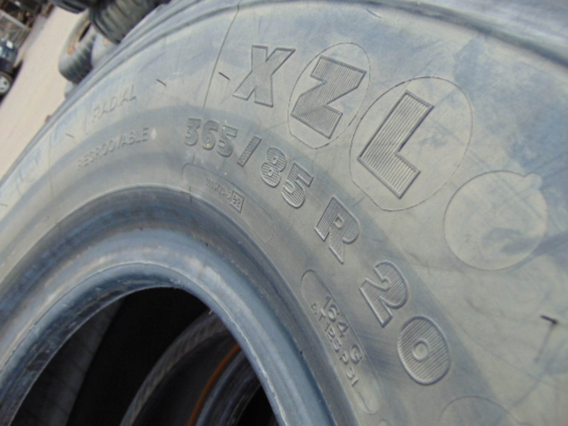 4 x Michelin 365/85 R20 XZL Tyres - Image 5 of 5