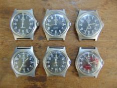 QTY 6 x CWC quartz wrist watches