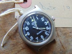 1 Very Rare Genuine Royal Marines, Navy issue 0555, CWC quartz wrist watch