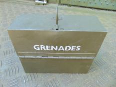 Very Rare British Army CVRT tank grenade storage box