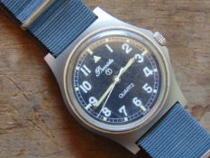 1 Very Rare Genuine British Army, 6BB Precista quartz wrist watch