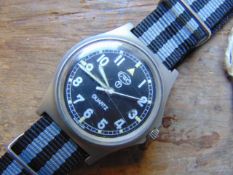 1 Very Rare Genuine Royal Marines, Navy issue 0555, CWC quartz wrist watch