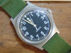 1 Very Rare Genuine British Army, unissued Gulf War CWC quartz wrist watch