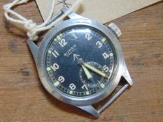Very Rare 1940's Vintage WWW BUREN Grand Prix WW2 British Military Dirty Dozen Watch