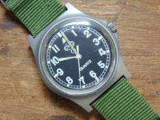 1 Genuine British Army, Unissued CWC quartz wrist watch