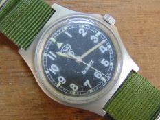 1 Very Rare Genuine Royal Marines, Navy issue 0555, CWC quartz wrist watch