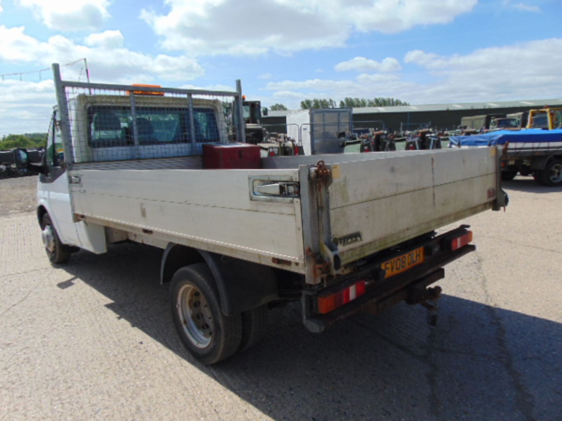 2008 Ford Transit 115 T350 Flat Bed Tipper 31,936 miles! - Image 9 of 15