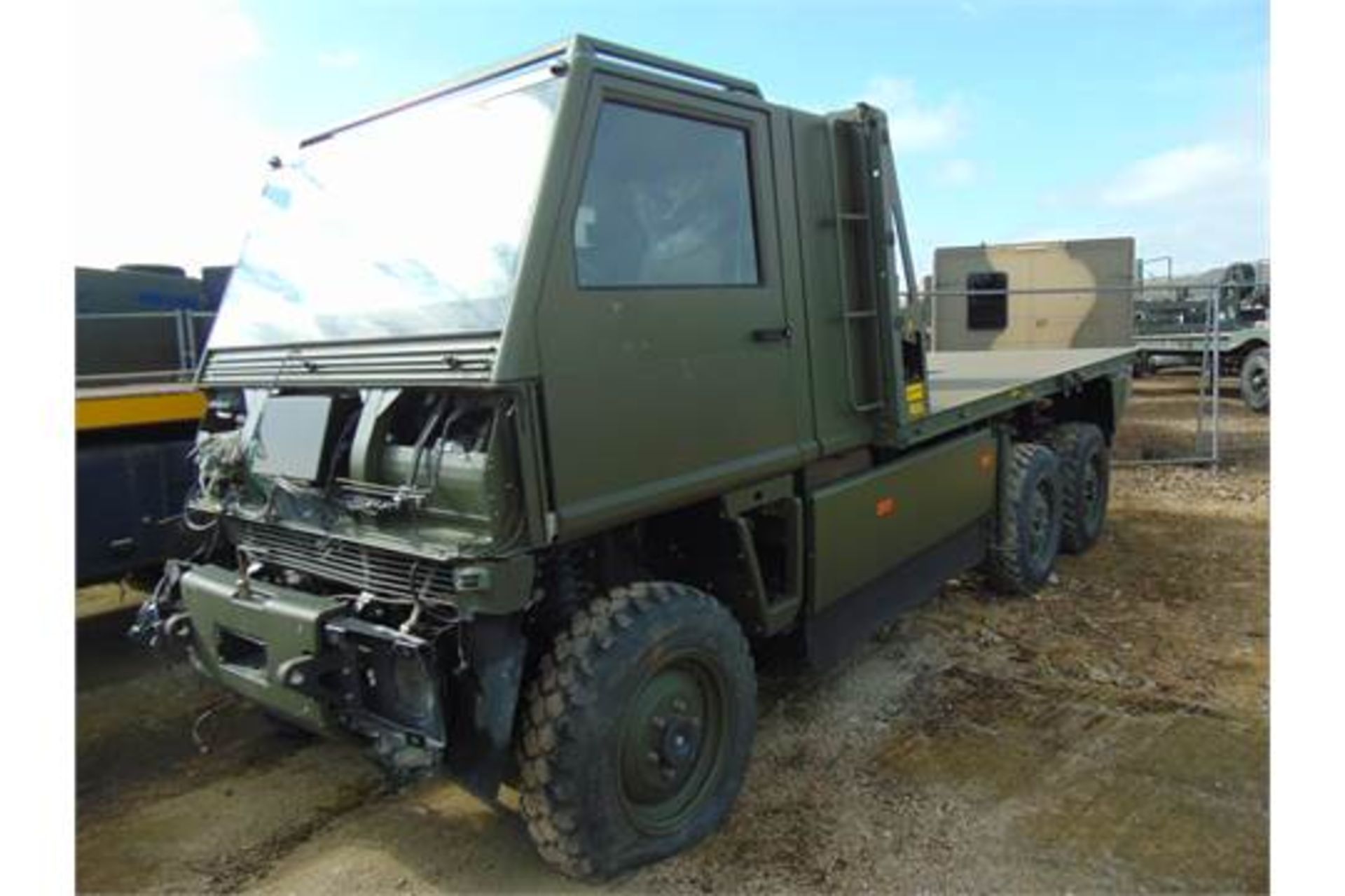 Left Hand Drive Mowag Bucher Duro II 6x6 Crane Truck