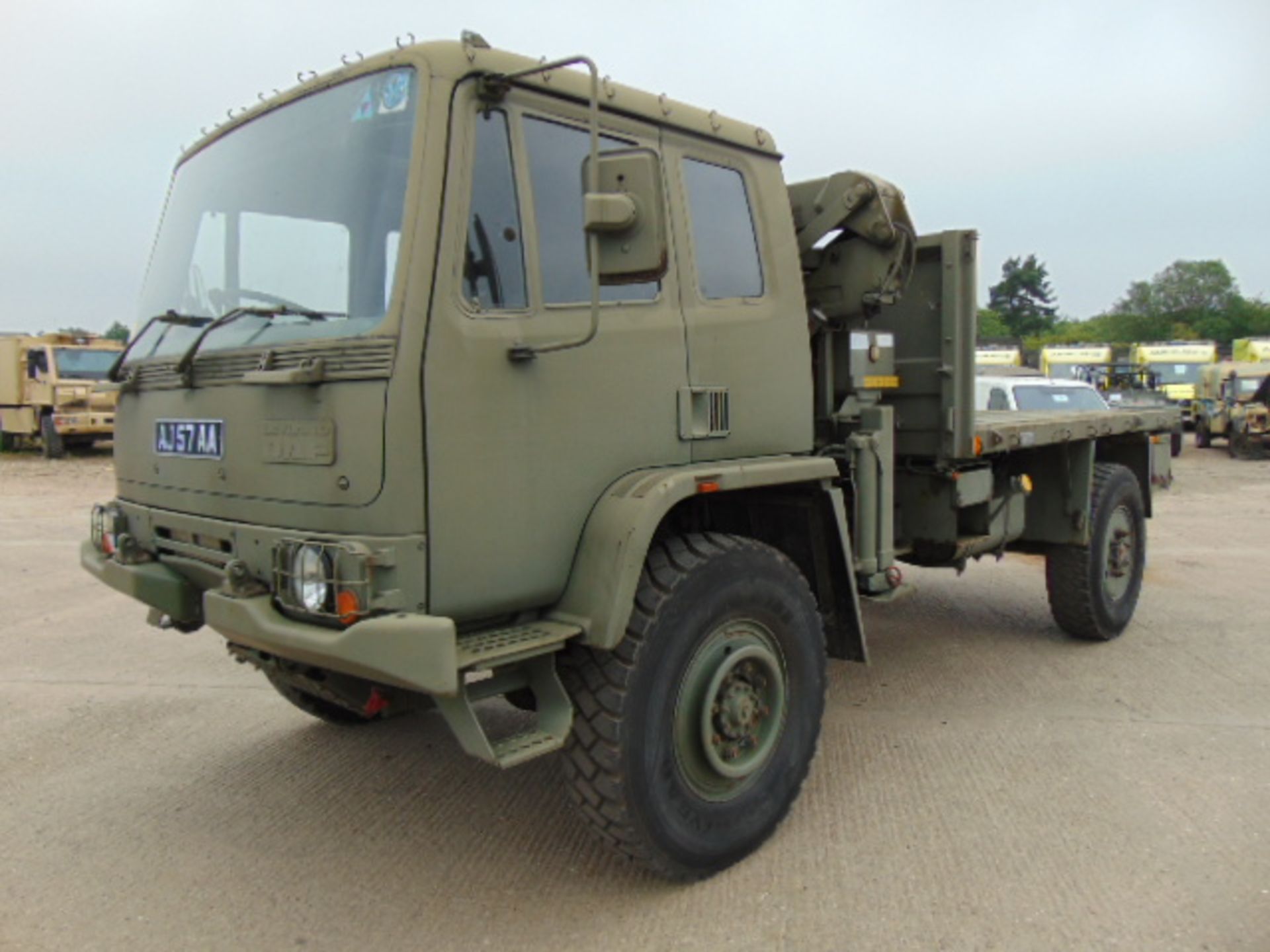 Leyland DAF 4X4 Truck complete with Atlas Crane - Image 3 of 19