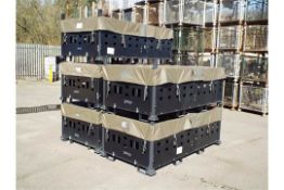 5 x Unissued Heavy Duty Stackable Equipment Containers