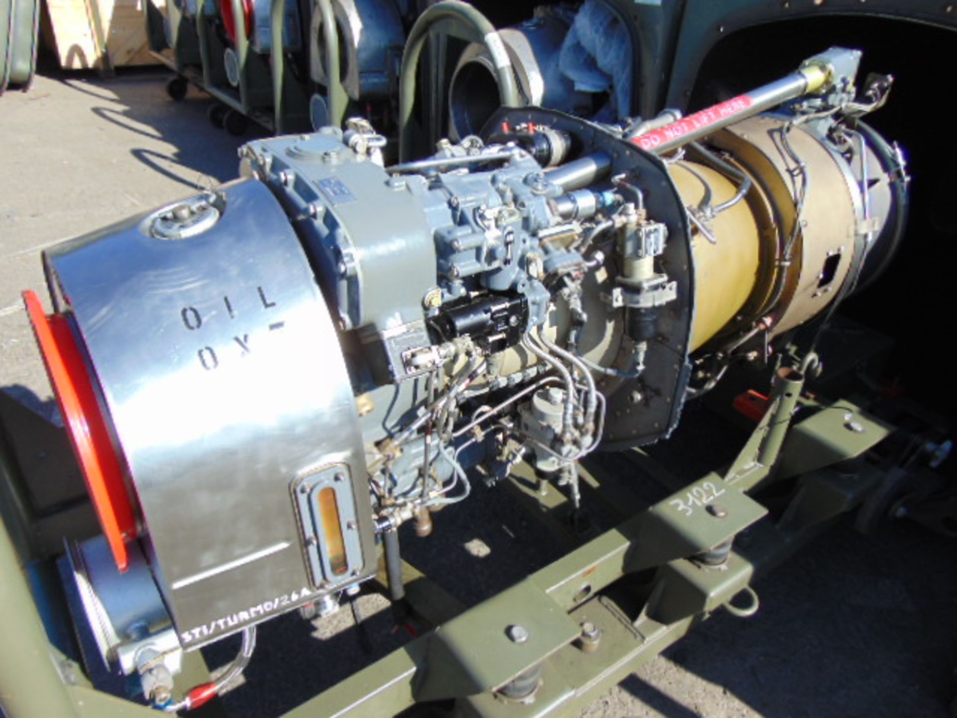 Rolls Royce / Turbomeca Turbine 3C4 Jet Engine 1300 SHP complete with Transportation Cradle - Image 2 of 11