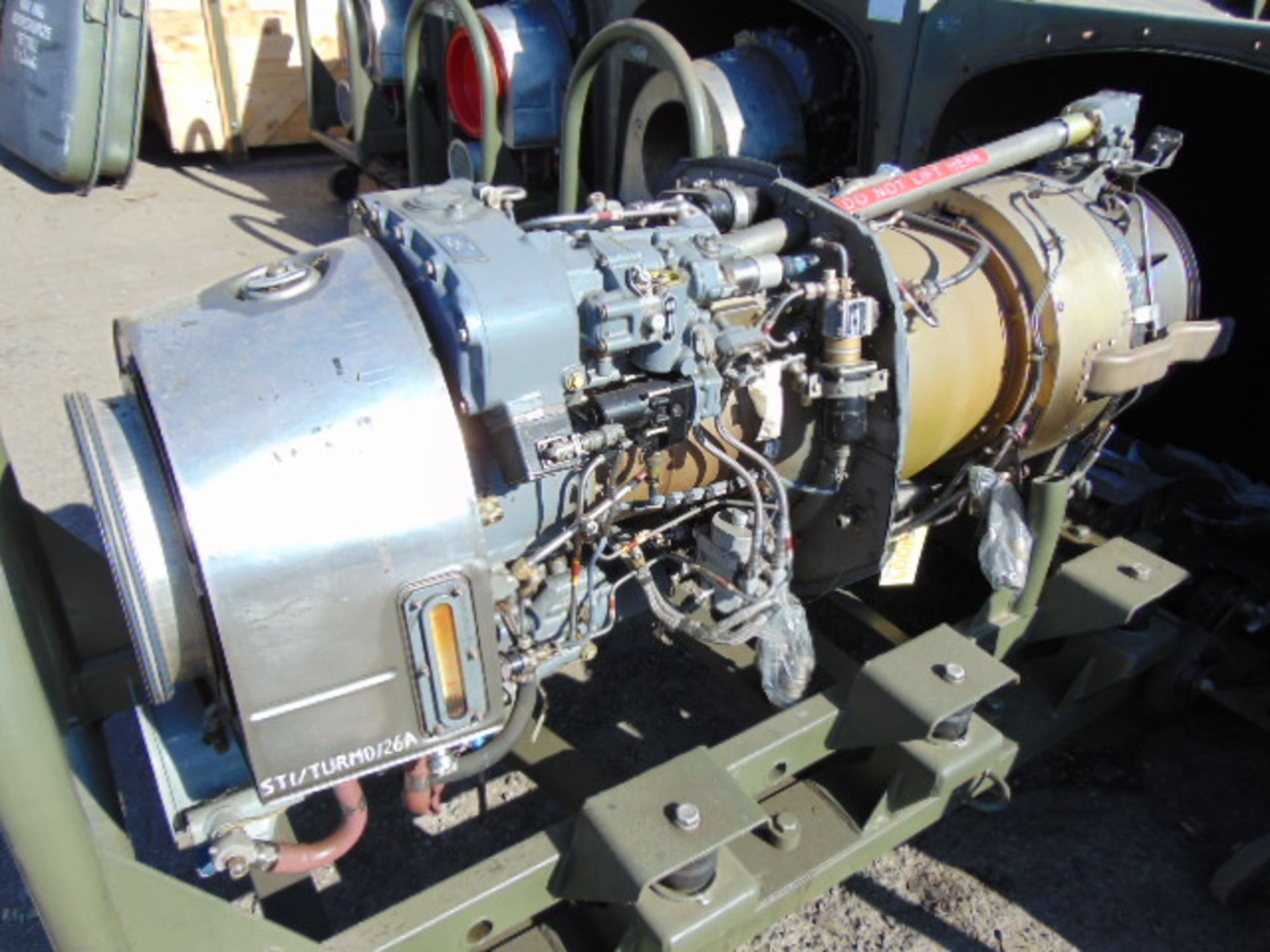 Rolls Royce / Turbomeca Turbine 3C4 Jet Engine 1300 SHP complete with Transportation Cradle - Image 2 of 12