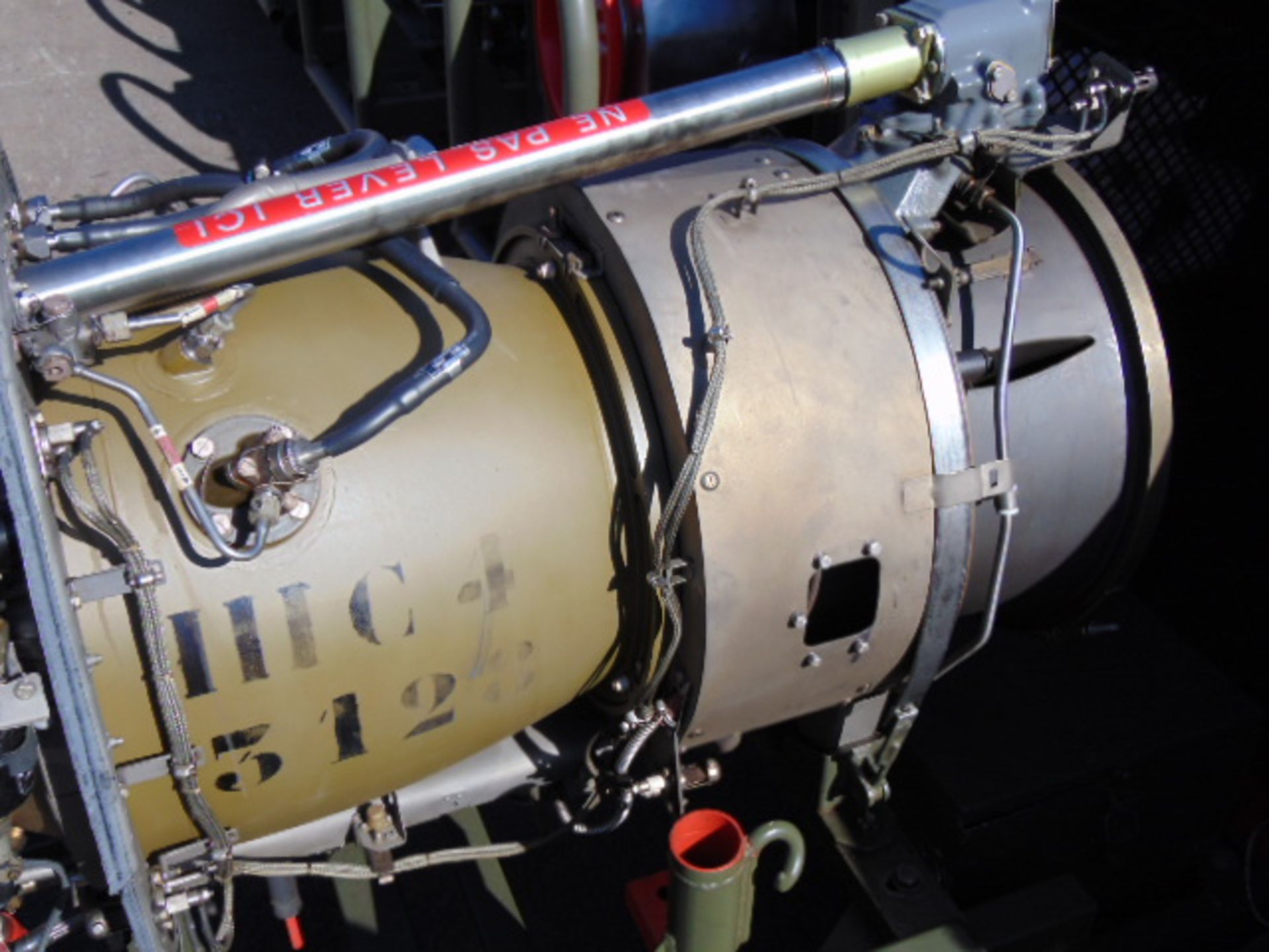 Rolls Royce / Turbomeca Turbine 3C4 Jet Engine 1300 SHP complete with Transportation Cradle - Image 4 of 11