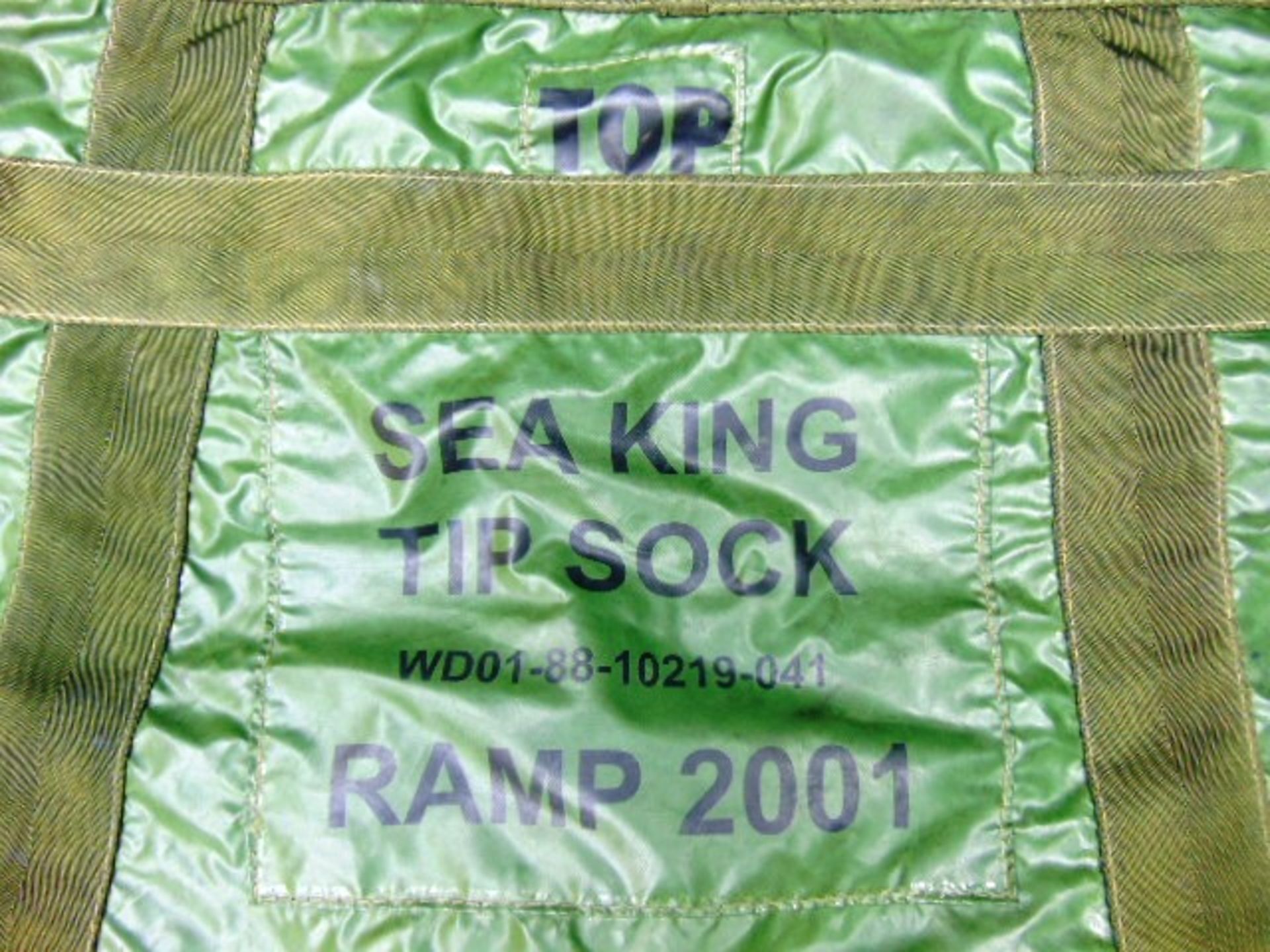 2 x Royal Navy Westland Sea King Helicopter Main Rotor Blade Tip Socks/Bags - Image 3 of 4