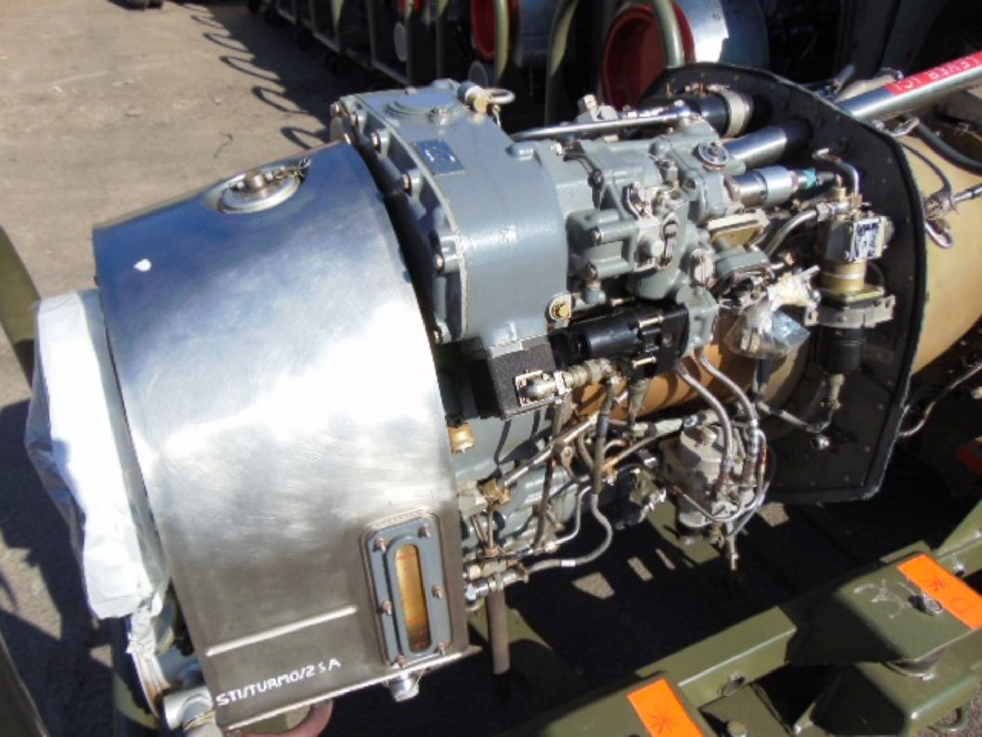 Rolls Royce / Turbomeca Turbine 3C4 Jet Engine 1300 SHP complete with Transportation Cradle - Image 2 of 8