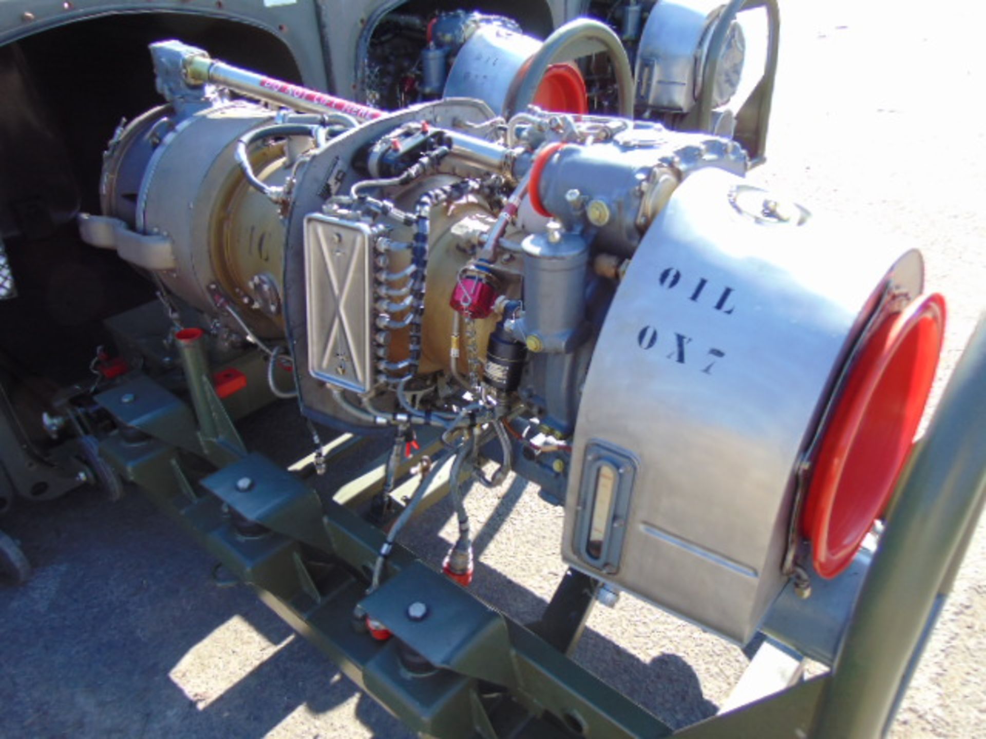 Rolls Royce / Turbomeca Turbine 3C4 Jet Engine 1300 SHP complete with Transportation Cradle - Image 6 of 11