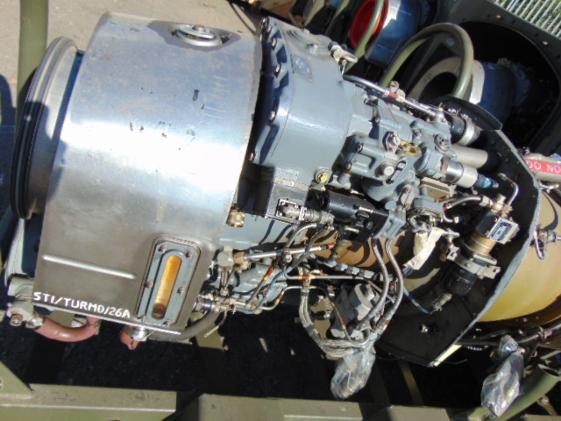 Rolls Royce / Turbomeca Turbine 3C4 Jet Engine 1300 SHP complete with Transportation Cradle - Image 3 of 12