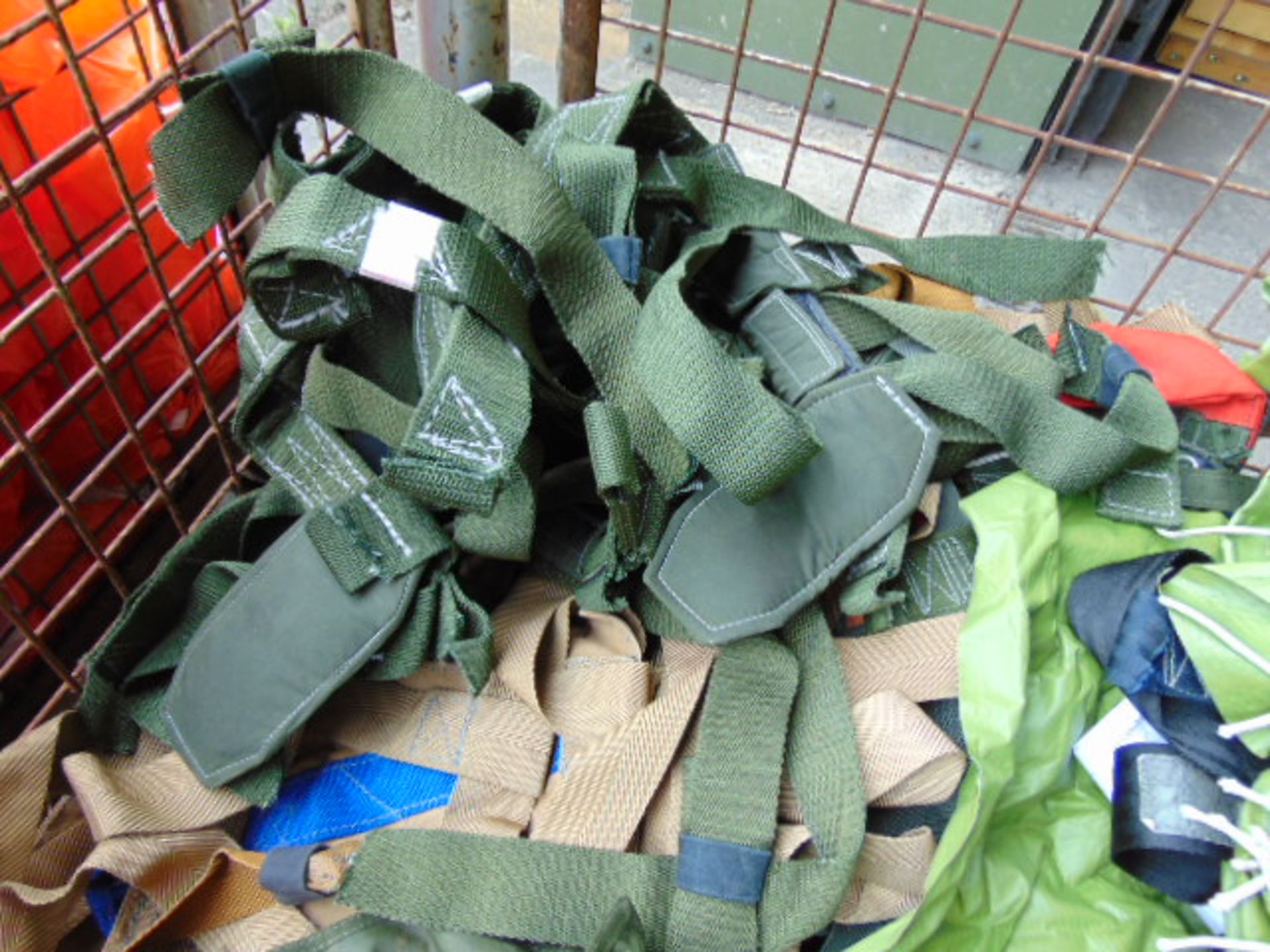 Stillage of Parachute Bags, Straps etc - Image 4 of 5