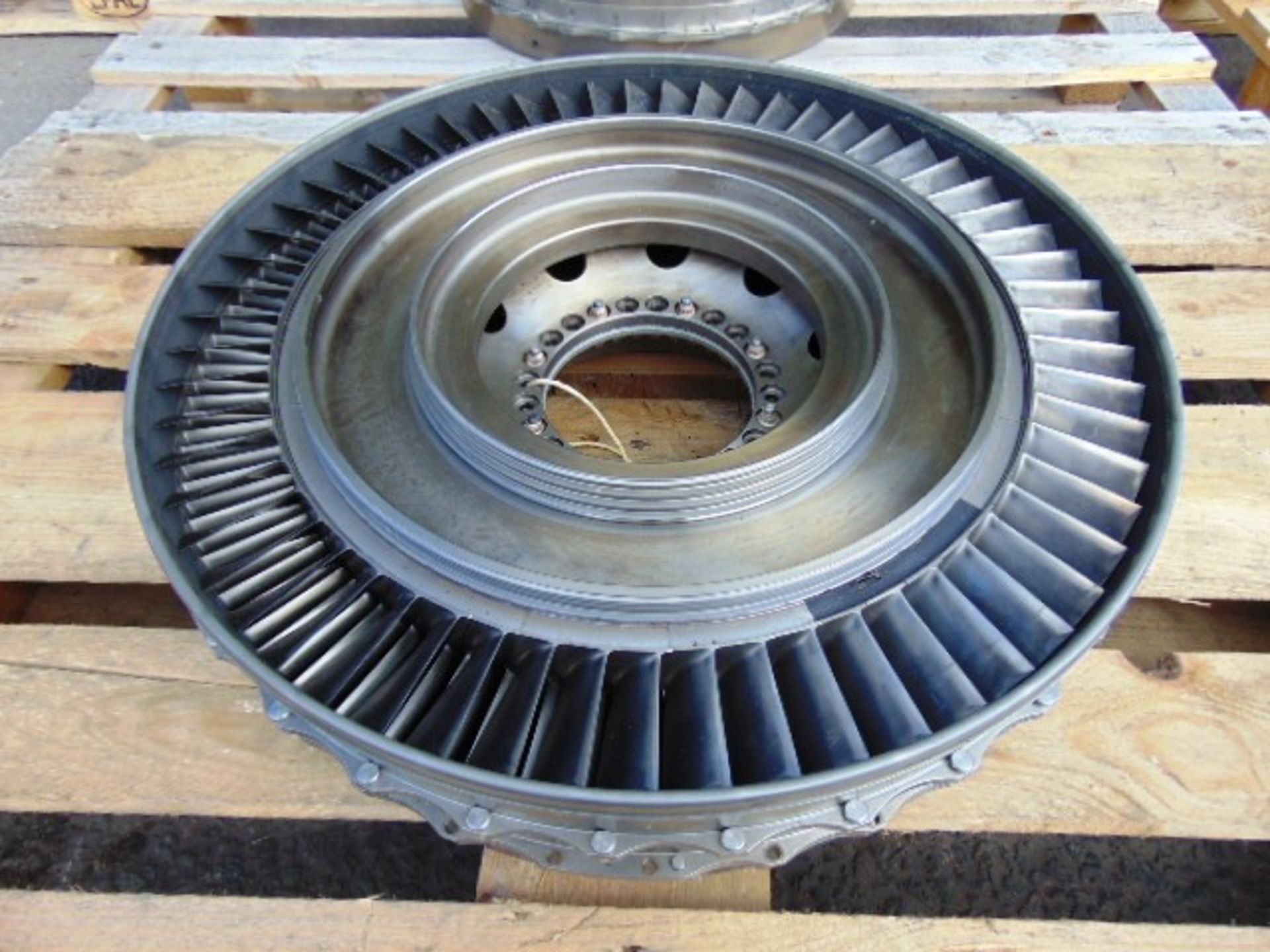 RAF Tornado Supersonic Fighter LP1 Jet Engine Rolls Royce RB199 Titanium Compressor Fan Assy