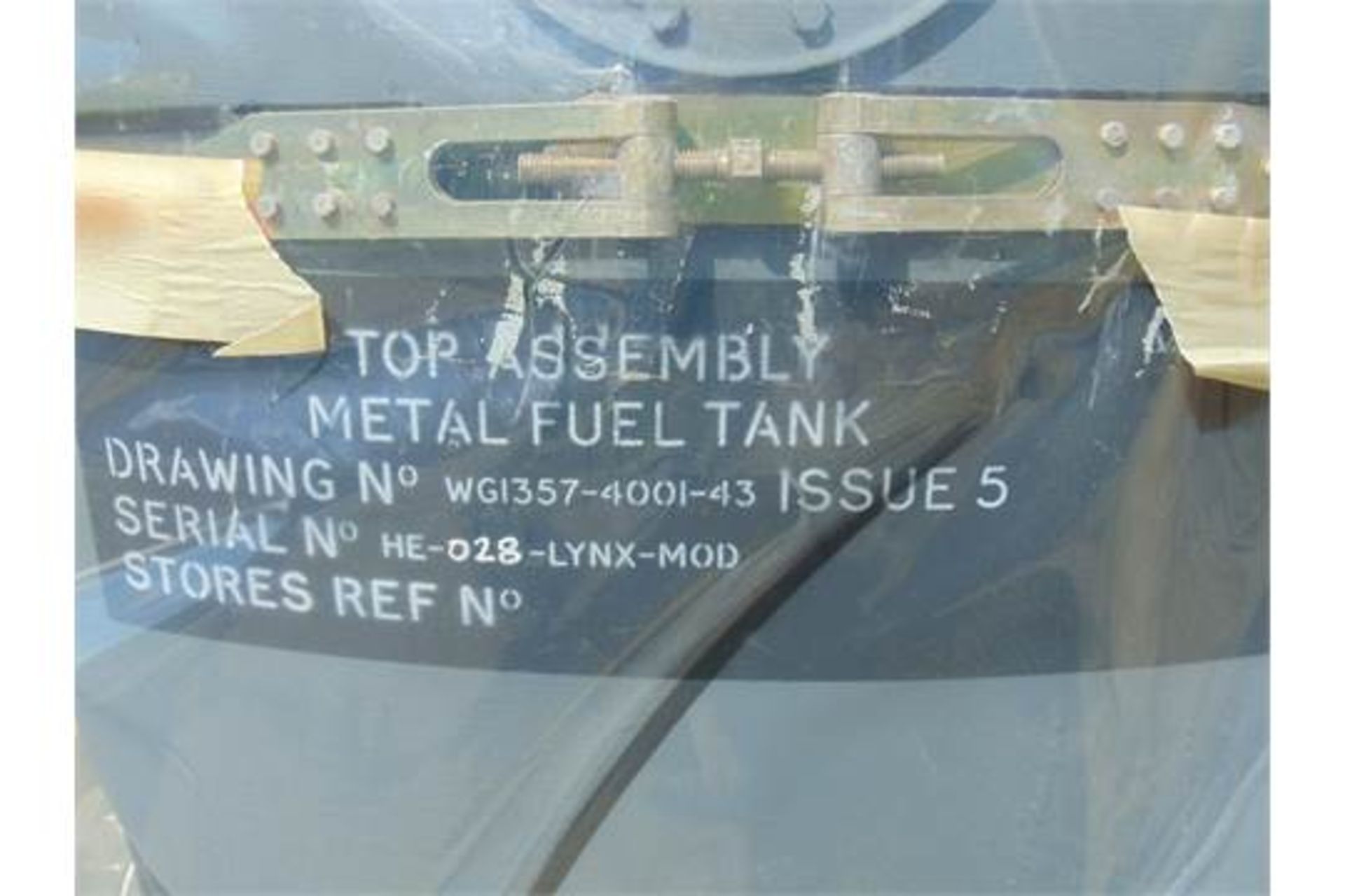Unissued Lynx Helicopter Fuel Tank Assy complete with fitting kit - Image 3 of 4