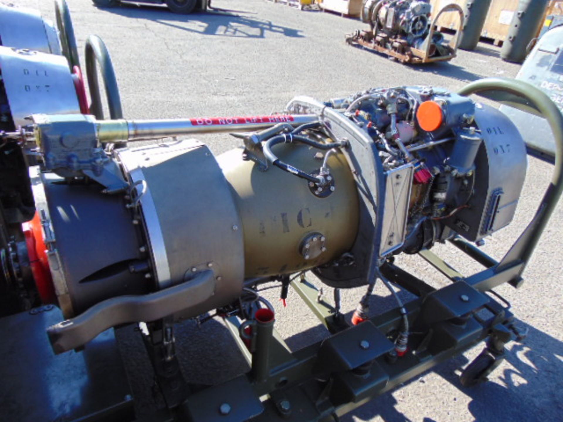 Rolls Royce / Turbomeca Turbine 3C4 Jet Engine 1300 SHP complete with Transportation Cradle - Image 8 of 11