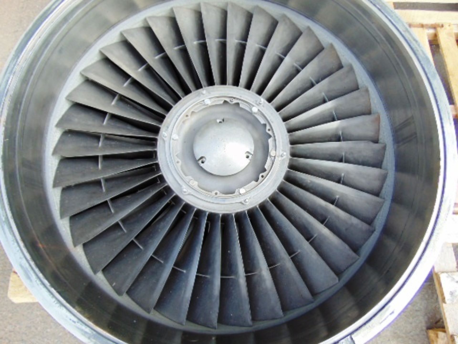 RAF Tornado Supersonic Fighter LP1 Jet Engine Rolls Royce RB199 Titanium Main Fan Assy - Image 3 of 5