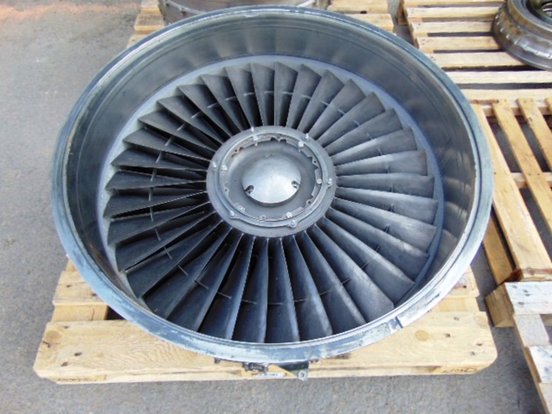 RAF Tornado Supersonic Fighter LP1 Jet Engine Rolls Royce RB199 Titanium Main Fan Assy - Image 2 of 5