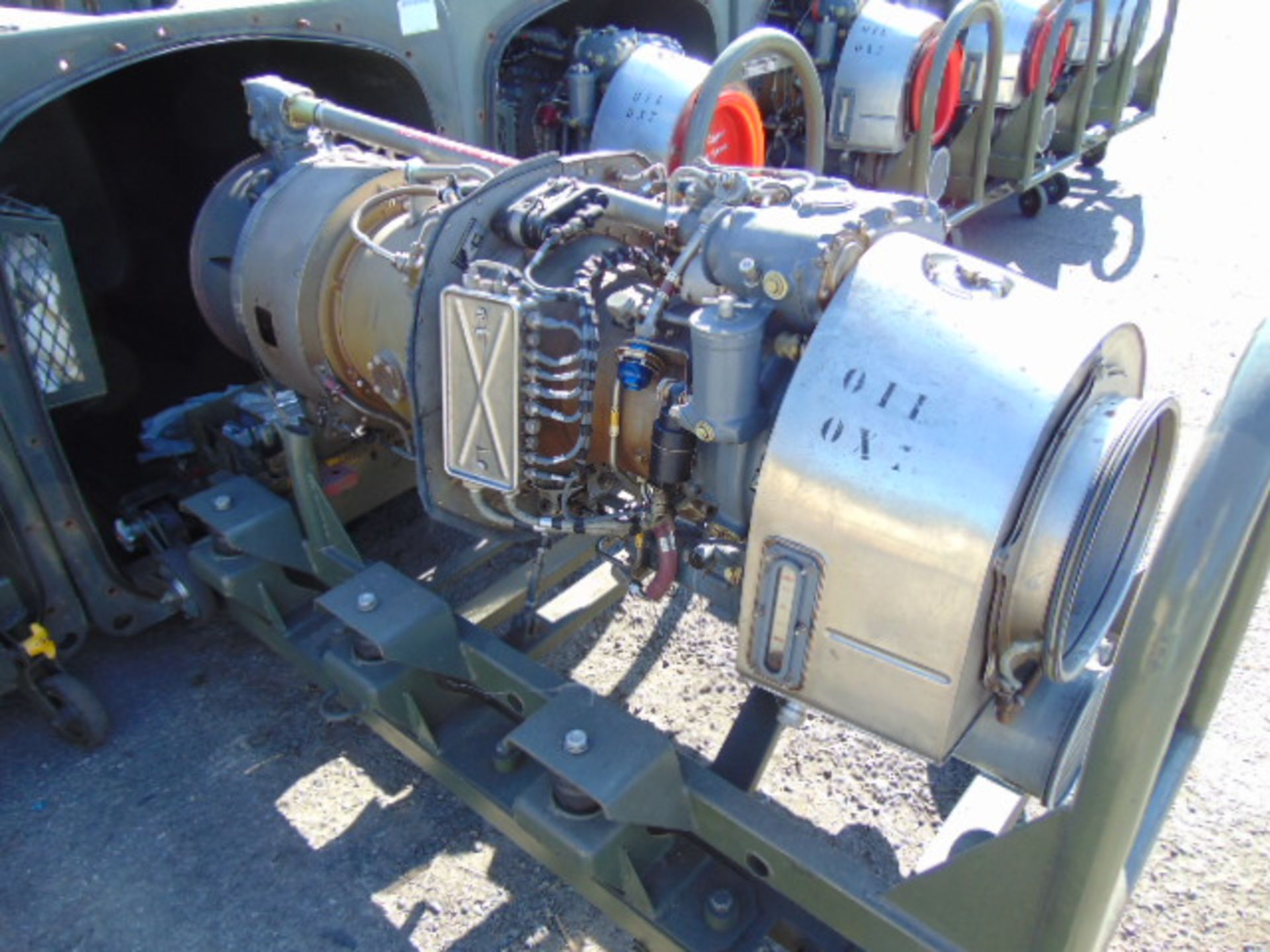 Rolls Royce / Turbomeca Turbine 3C4 Jet Engine 1300 SHP complete with Transportation Cradle - Image 7 of 12