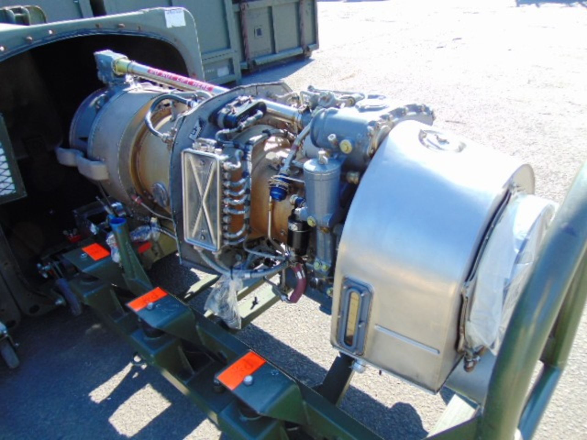 Rolls Royce / Turbomeca Turbine 3C4 Jet Engine 1300 SHP complete with Transportation Cradle - Image 4 of 8