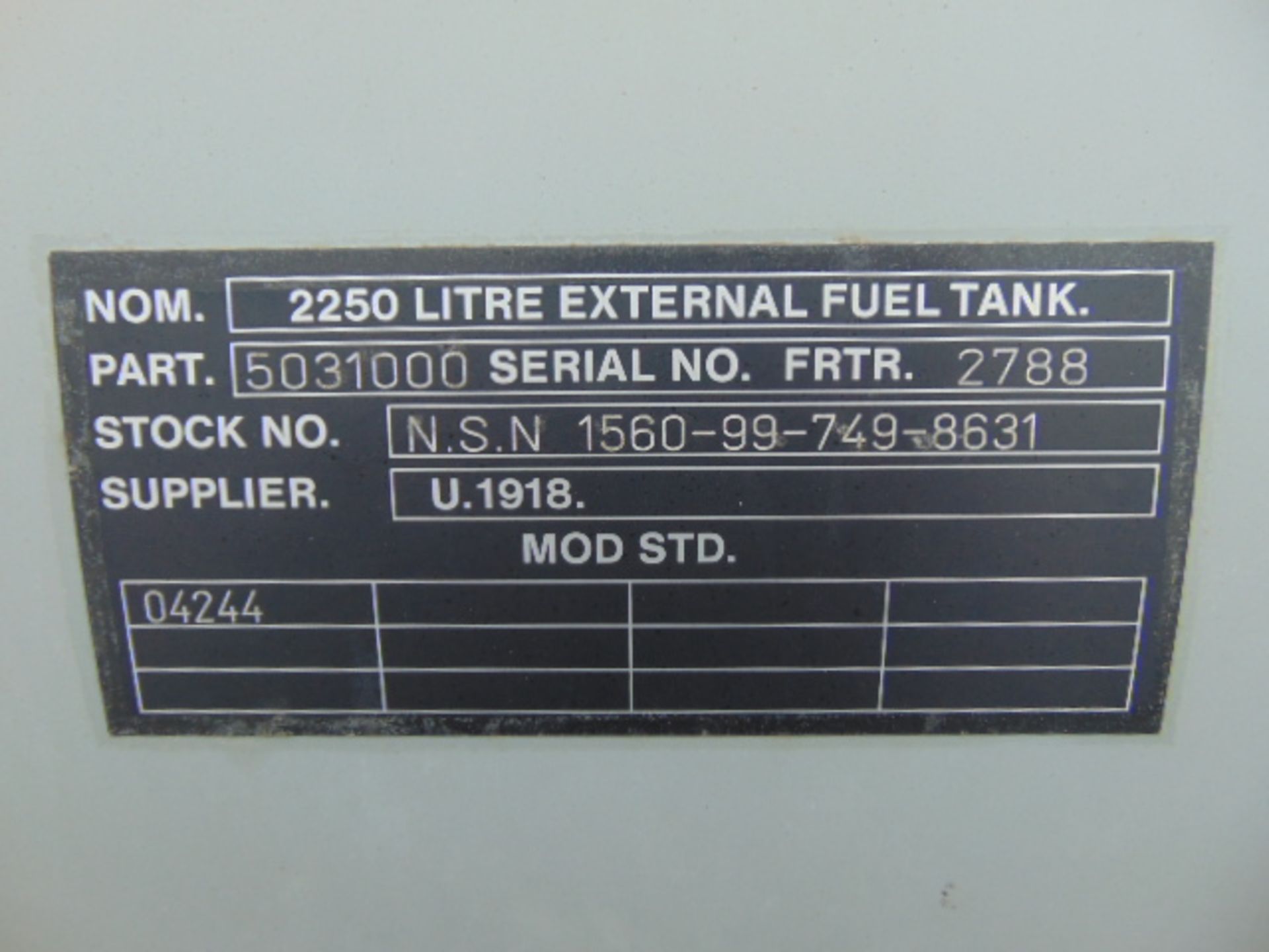 Tornado Strategic Bomber 2250 litre external fuel tank, Drop tank - Image 7 of 8